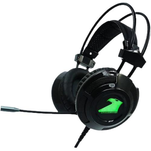 Armaggeddon Nuke 9 Gaming Ενσύρματα Ακουστικά USB με LED Φωτισμό Μαύρα