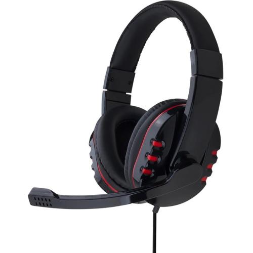 Gembird GHS-402 Gaming Ενσύρματα Ακουστικά 3.5mm Μαύρα/Κόκκινα