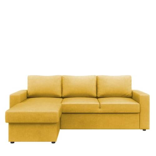 Καναπές Κρεβάτι Γωνιακός Sofia Melon 220x155x81cm