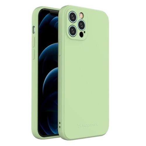 Wozinsky Color Case Silicone Flexible Durable Case Iphone 12 Pro Green