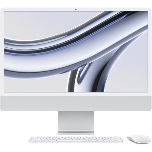Apple iMac 24 4.5K Retina Display (Apple M3/8GB/256GB SSD/8C 8C GPU) - Silver