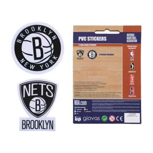 Αυτοκόλλητα NBA PVC Logos - Brooklyn Nets