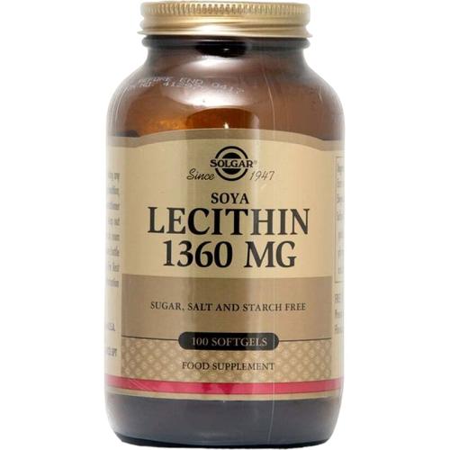 Ειδικό Συμπλήρωμα Διατροφής Solgar Lecithin 1360mg - 100 κάψουλες