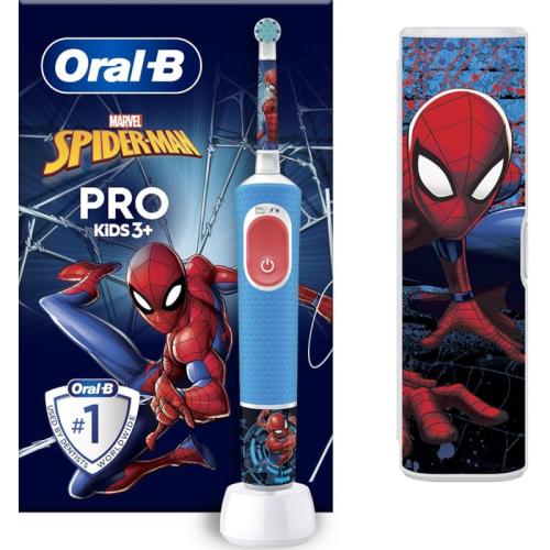 Ηλεκτρική Οδοντόβουρτσα ORAL-B VITALITY Pro Kids Spiderman για Παιδιά 3+ Μπλέ