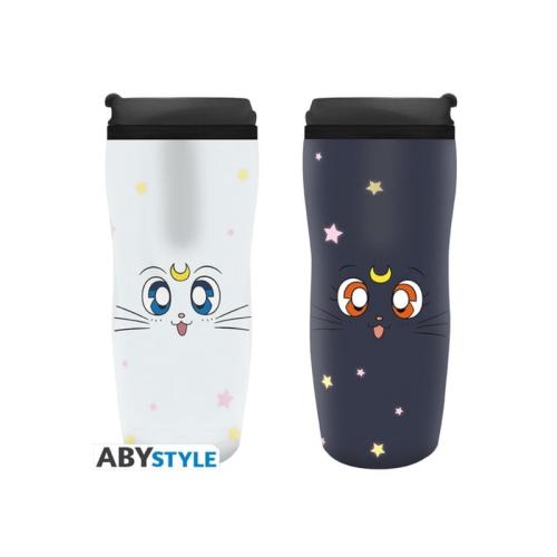 Κούπα Abysse Corp - Travel Mug - Sailor Moon - 355 ml - Luna Artemis - Mε σχέδιο