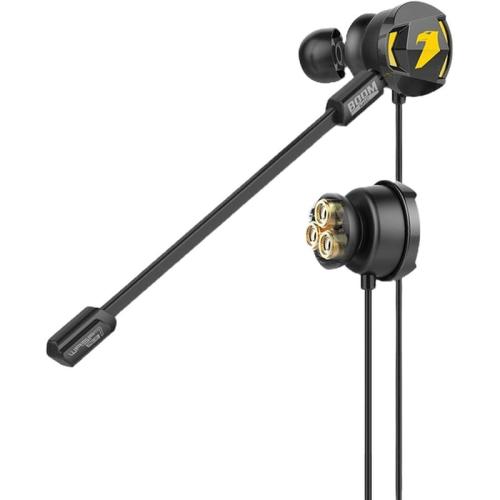 Armaggeddon Wasp-7 Pro 3D Gaming Ενσύρματα Ακουστικά 3.5mm Μαύρα/Κίτρινα