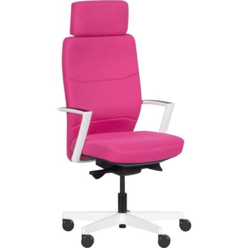 Εργονομική Διευθυντική Καρέκλα Γραφείου Ergoaction Tar Υφασμάτινη - Ροζ