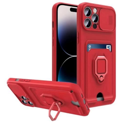 Θήκη Apple iPhone 14 Pro - Bodycell Multifunction - Κόκκινο