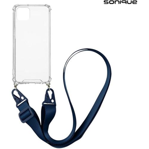 Θήκη Apple iPhone 11 Pro Max - Sonique με Strap Armor Clear - Μπλε