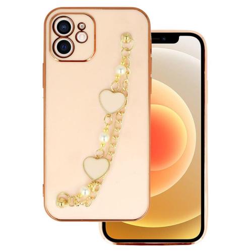 Θήκη Apple iPhone 12 - Lux Chain Series - Ροζ