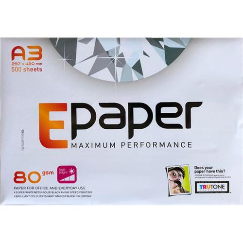 E-PAPER Χαρτί Εκτύπωσης A3 80gr 500 φύλλα