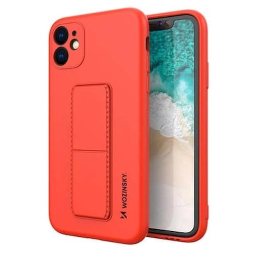Wozinsky Kickstand Flexible Back Cover Case (iphone 11 Pro Max) Red