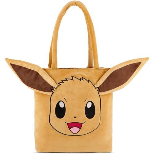 Difuzed Τσάντα Ώμου Pokemon: Eevee από Πολυεστέρα Πολυουρεθάνη Καφέ
