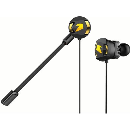 Armaggeddon Wasp-5 Gaming Ενσύρματα Ακουστικά 3.5mm Μαύρα/Κίτρινα