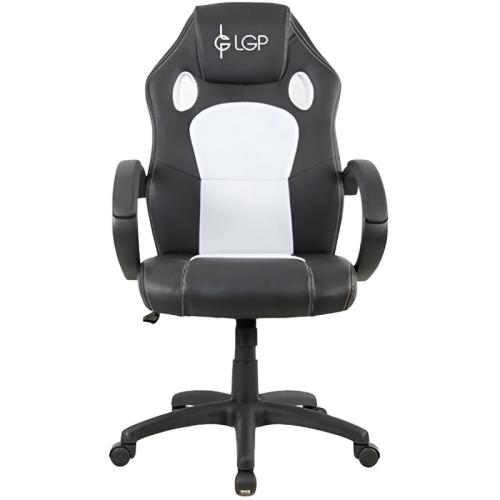 Gaming Καρέκλα LGP Kronos από Τεχνητό Δέρμα - Μαύρο/Λευκό