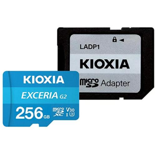 Kioxia Exceria G2 microSD 256GB U3 με αντάπτορα