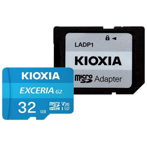 Kioxia Exceria G2 microSD 32GB U3 με αντάπτορα
