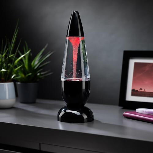 Red5 Mini Twister Lamp Φωτιστικό Led Μπαταρίας Που Παράγει Υπνωτιστικό Θέαμα (μαύρο Χρώμα)