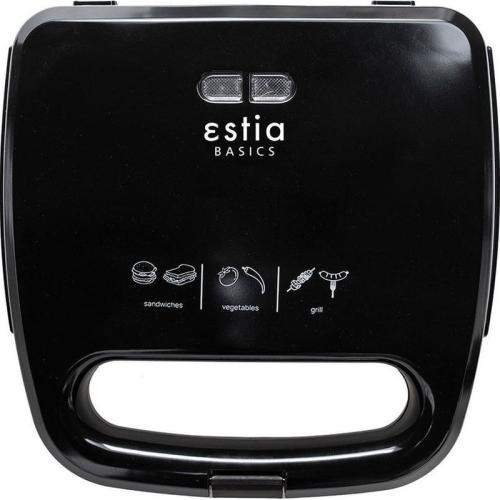 Τοστιέρα ESTIA 06-10027 750 W Μαύρο