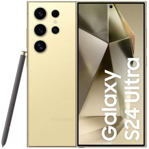 Samsung Galaxy S24 Ultra Smartphone 256GB - Titanium Yellow