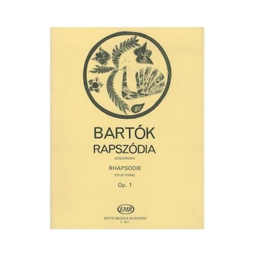 Editio Musica Budapest Bartok - Rhapsodie, Op.1 Βιβλίο Για Πιάνο