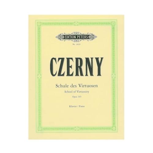 Edition Peters Czerny - School Of Virtuosity Op.365 Βιβλίο Για Πιάνο