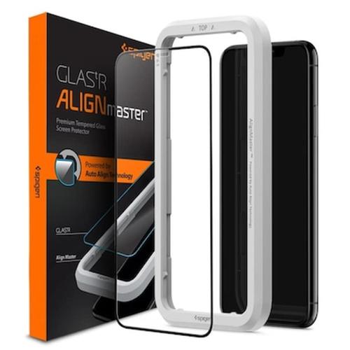 Spigen Tempered Glass Alm Glass Fc Iphone 11 Black Spigen Agl00106