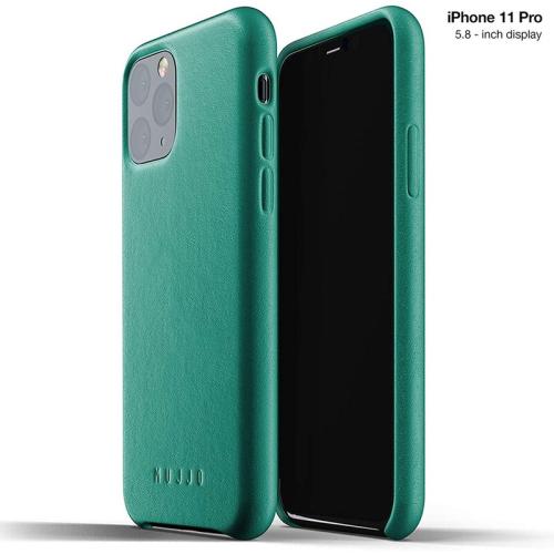 Θήκη Apple iPhone 11 Pro -Mujjo Full Leather Case - Alpine Green
