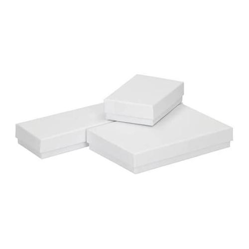 Topwrite Σετ 3 Κουτία Αποθήκευσης Δώρου Από Δερματίνη Σε Λευκό Χρώμα, 02090