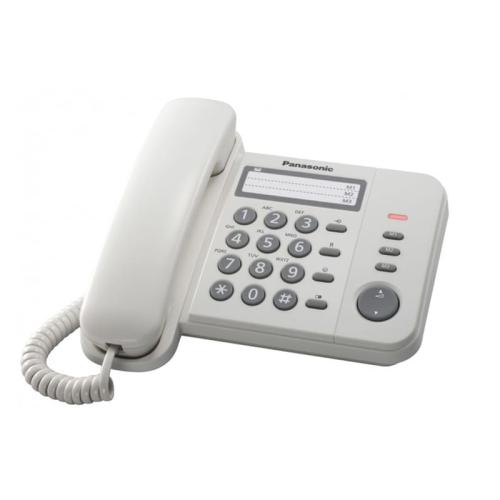 Ενσύρματο Τηλέφωνο Panasonic KX-TS520EXW - Λευκό