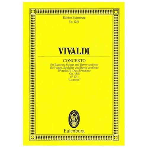 Vivaldi - Concerto In Bb Major Op.45/8 [pocket Score]