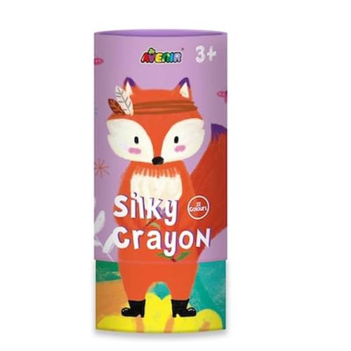 Arts And Crafts Crayons Silky Crayons 12 Colors - Fox 60402 + Δώρο Πόστερ