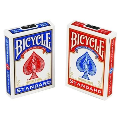 Bicycle 100% Plastic Deck Set (blue / Red) - Poker Size