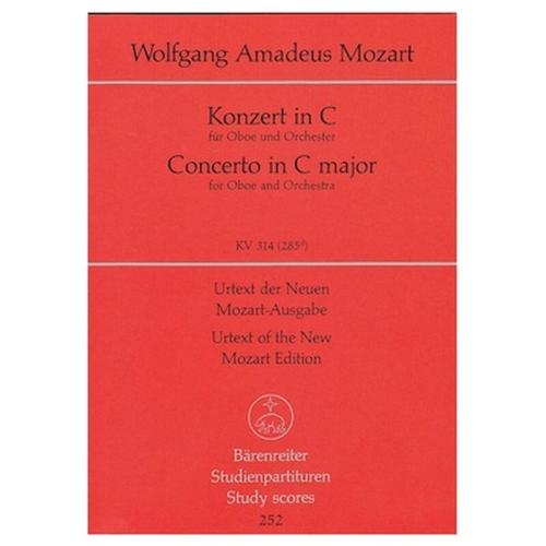 Βιβλίο Για Σύνολα Barenreiter Mozart - Concerto In C Major Oboe Kv314 [pocket Score]
