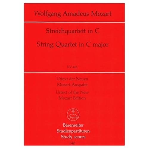 Βιβλίο Για Σύνολα Barenreiter Mozart - String Quartet In C Major Kv465 [pocket Score]