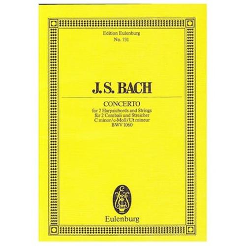 Βιβλίο Για Σύνολα Editions Eulenburg Bach - Concerto In C Minor Bwv1060 [pocket Score]