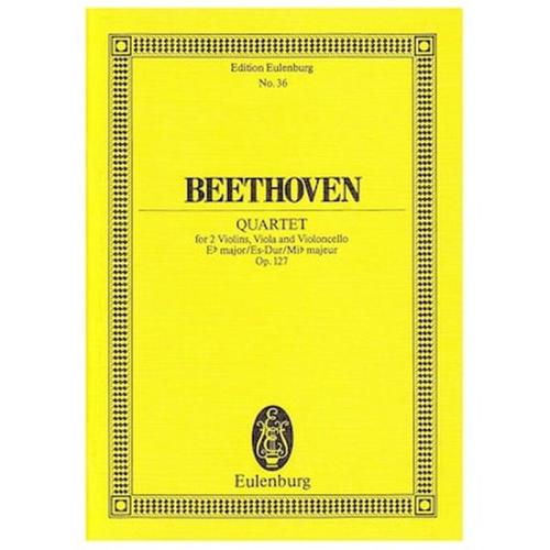 Βιβλίο Για Σύνολα Editions Eulenburg Beethoven - Quartet In Eb Minor Op.127 [pocket Score]