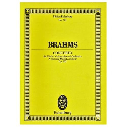 Βιβλίο Για Σύνολα Editions Eulenburg Brahms - Concerto In A Minor Op.102