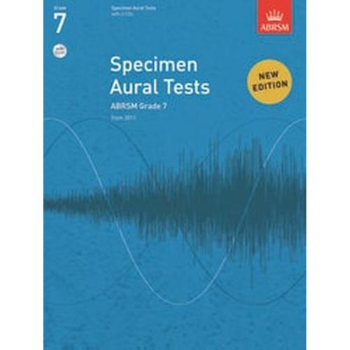 Βιβλίο Για Φωνητικά Abrsm Specimen Aural Tests Grade 7 With 2 Cds