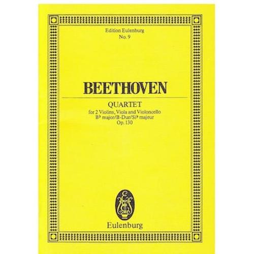 Βιβλίο Για Σύνολα Editions Eulenburg Beethoven - Quartet In Bb Major Op.130 [pocket Score]