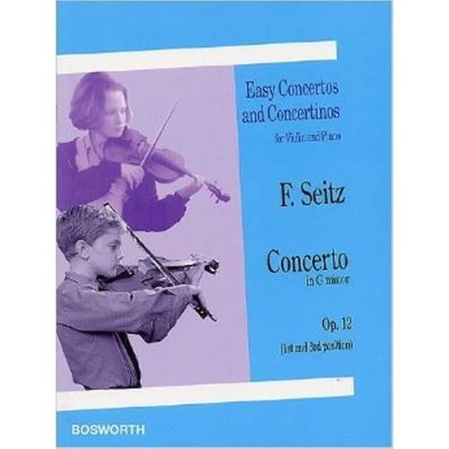 Seitz - Concerto In G Minor Op.12 For Violin - Piano