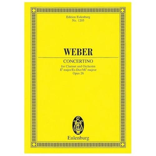 Weber - Concertino In Eb Major Op.26 [pocket Score]