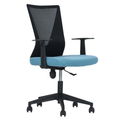 Καρέκλα Γραφείου Liberta Vita από Ύφασμα - Μπλε