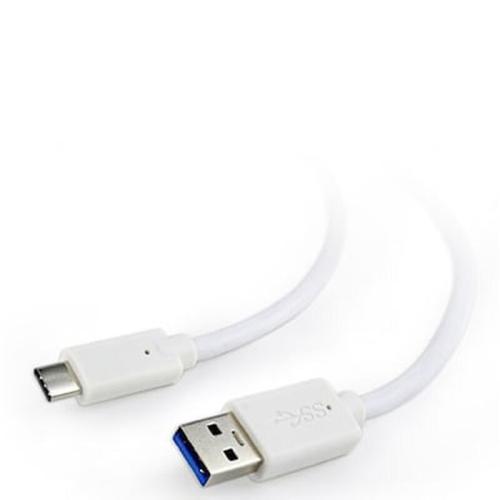 Cablexpert Usb3.0 Am To Type-c Cable 0.1m White Ccp-usb3-amcm-w-0.1m