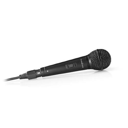 Nedis Mpwd25bk Wired Microphone, -72 Db +/-3db Sensitivity, 85 Hz - 11 Khz, 5m 233-0173