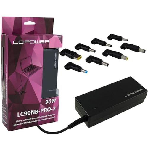 Lc-power 90watt Universal Multi-range Notebook Adapter Pro Series Lc90nb-pro-2