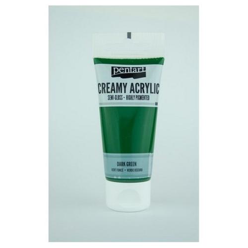 Χρώμα Ακρυλικό Creamy Semi-gloss 60ml Pentart - Dark Green