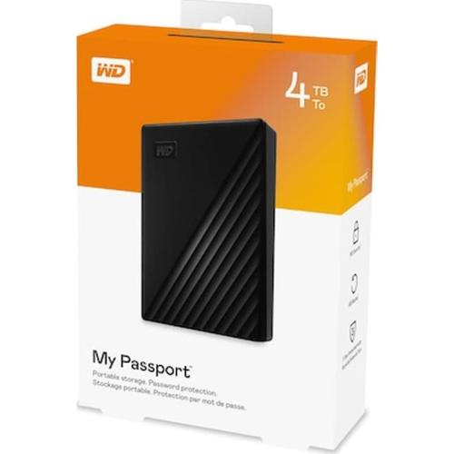 Western Digital My Passport USB 3.2 HDD 4TB 2.5 Μαύρο