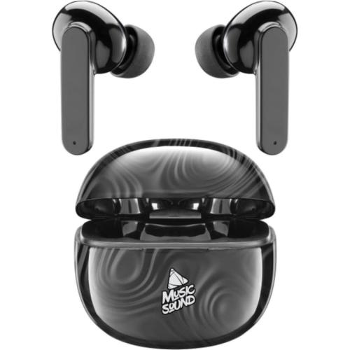Ακουστικά Bluetooth Cellular Line Music Sound με Θήκη Φόρτισης - Mαύρο