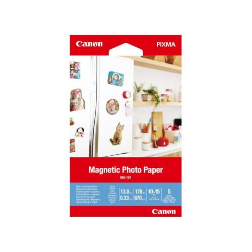 Χαρτί Φωτογραφικό Canon Magnetic A6 - 5 φύλλα